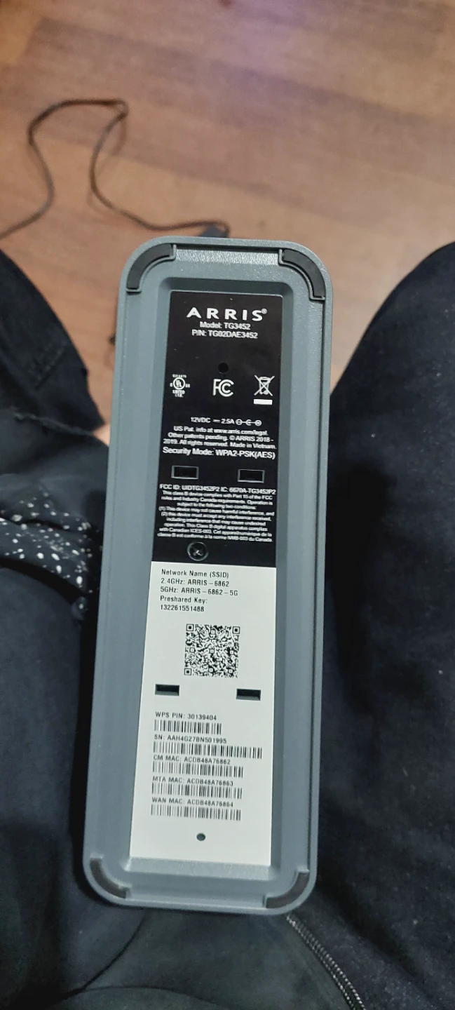 ARRIS TG3452 Modem/Router - photo 4