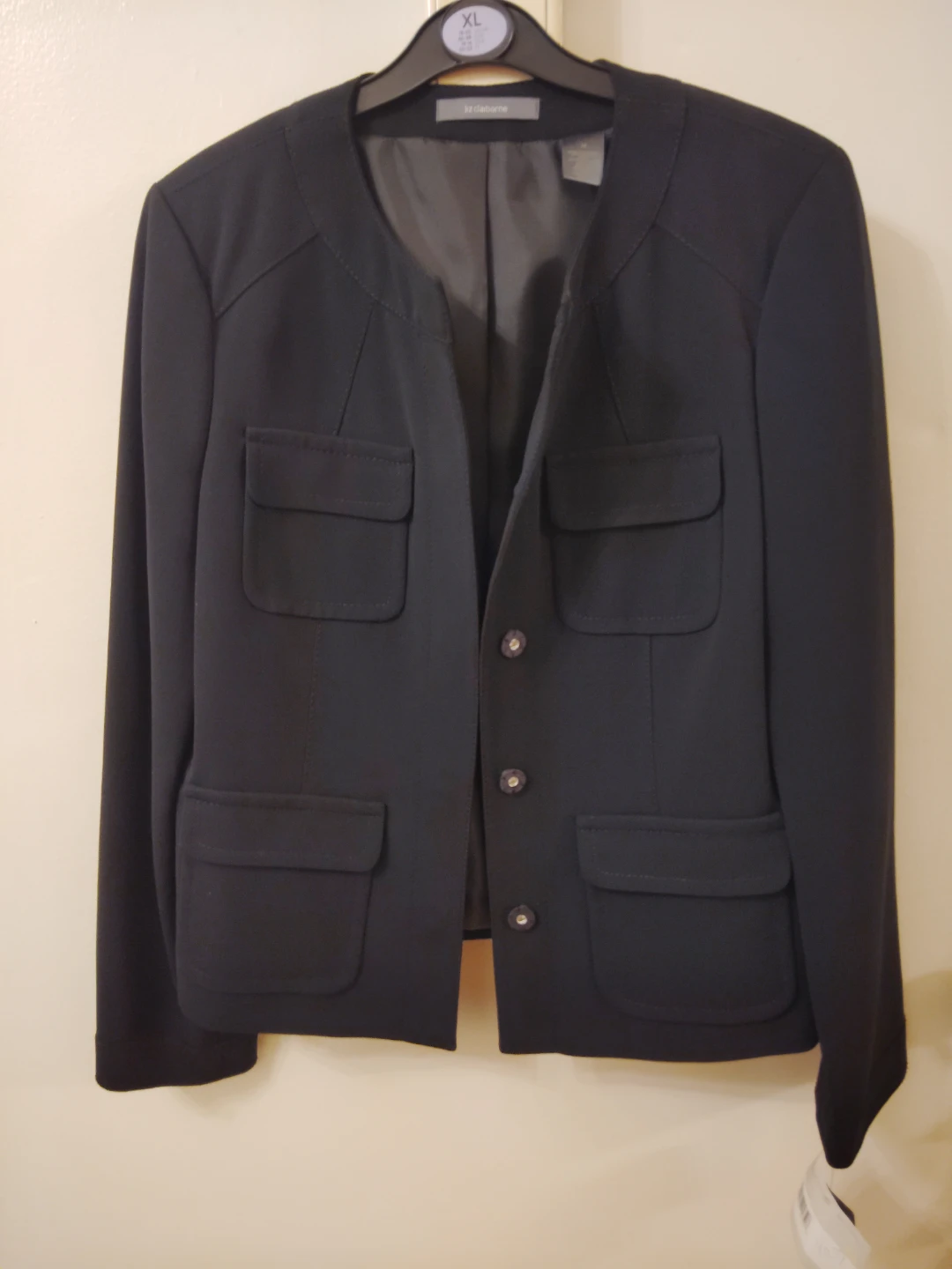 Liz Claiborne Black Blazer Jacket XL