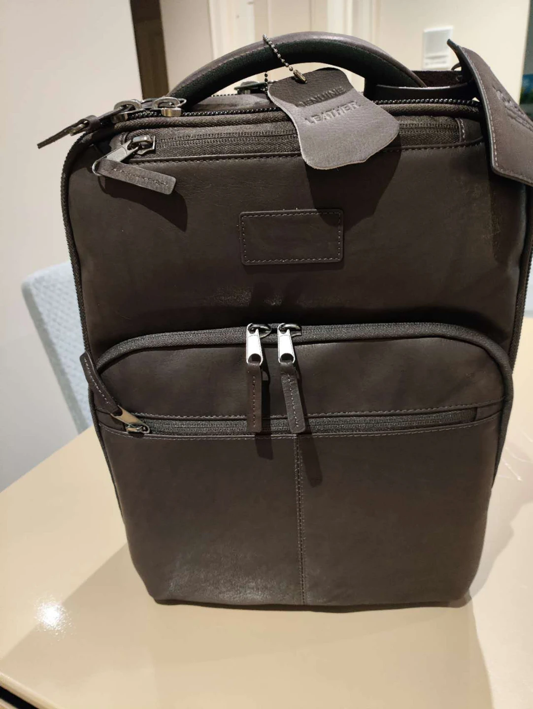 Genuine Leather Backpack