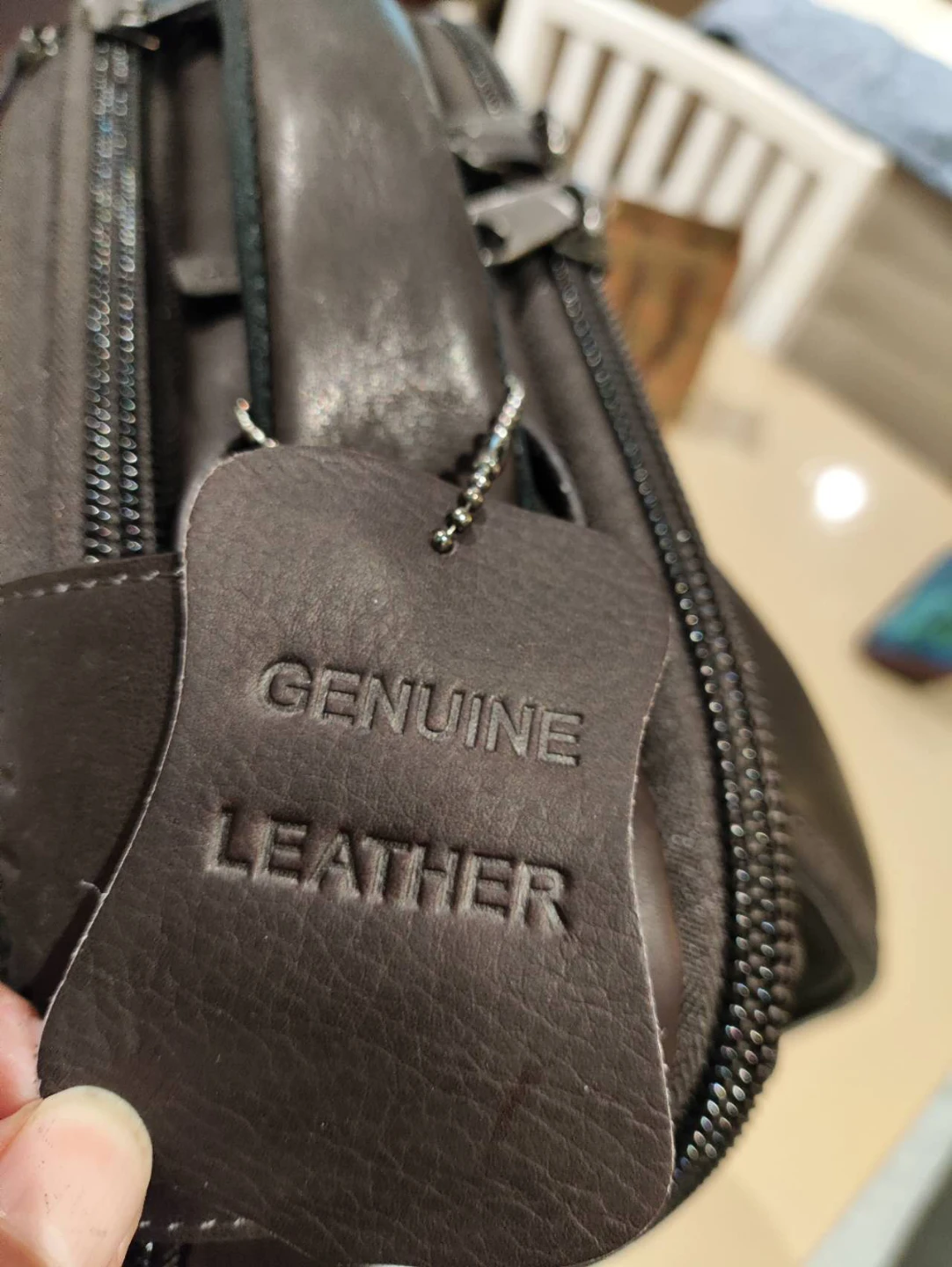 Genuine Leather Backpack - photo 4