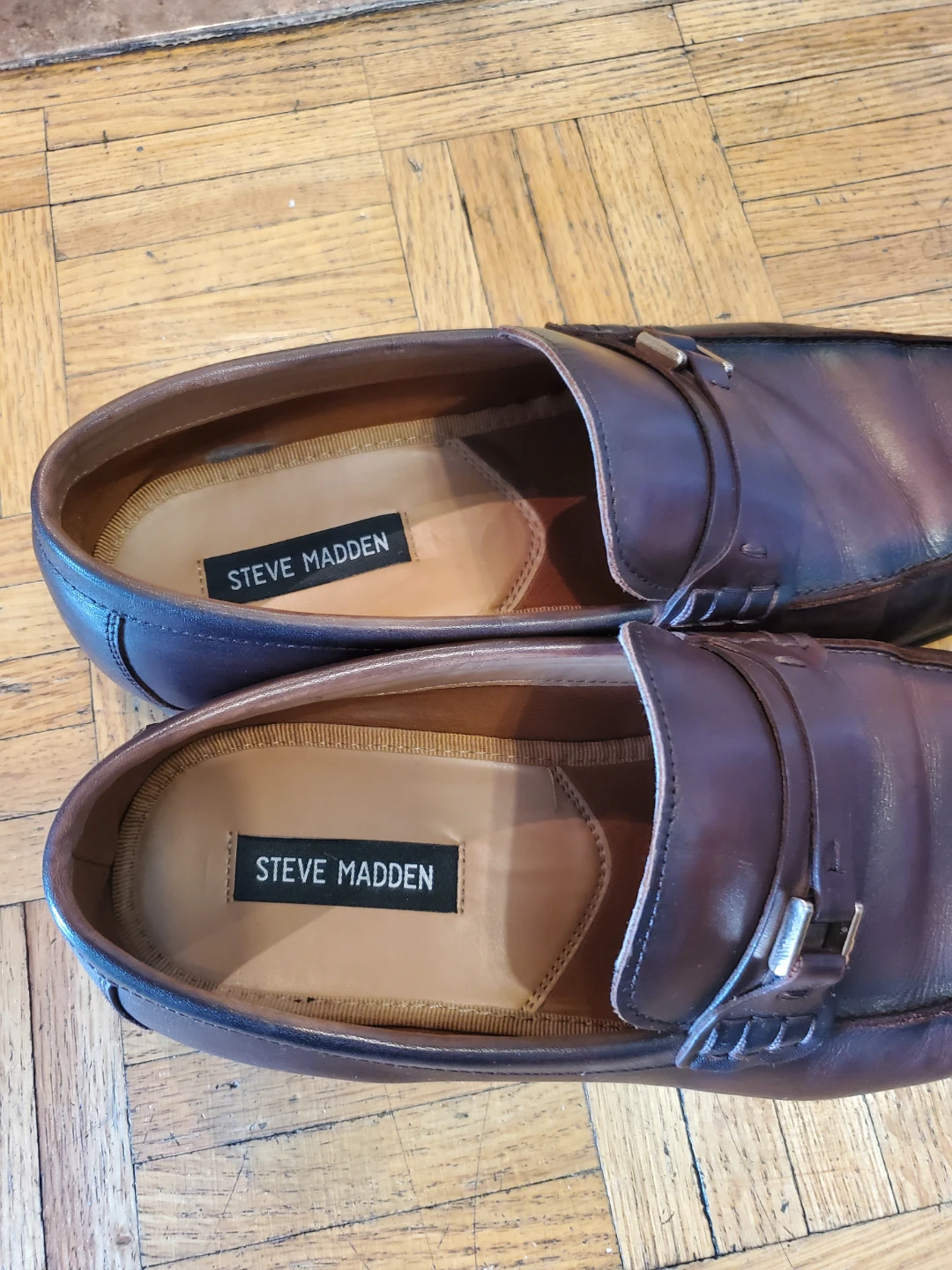 Men's Leather Steve Madden Shoes - photo 2