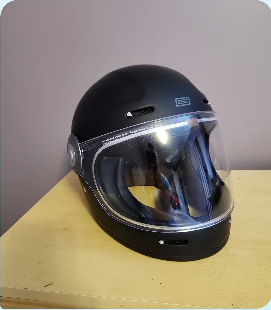Origine Motorcycle Helmet - Black - Size M (57-58cm)