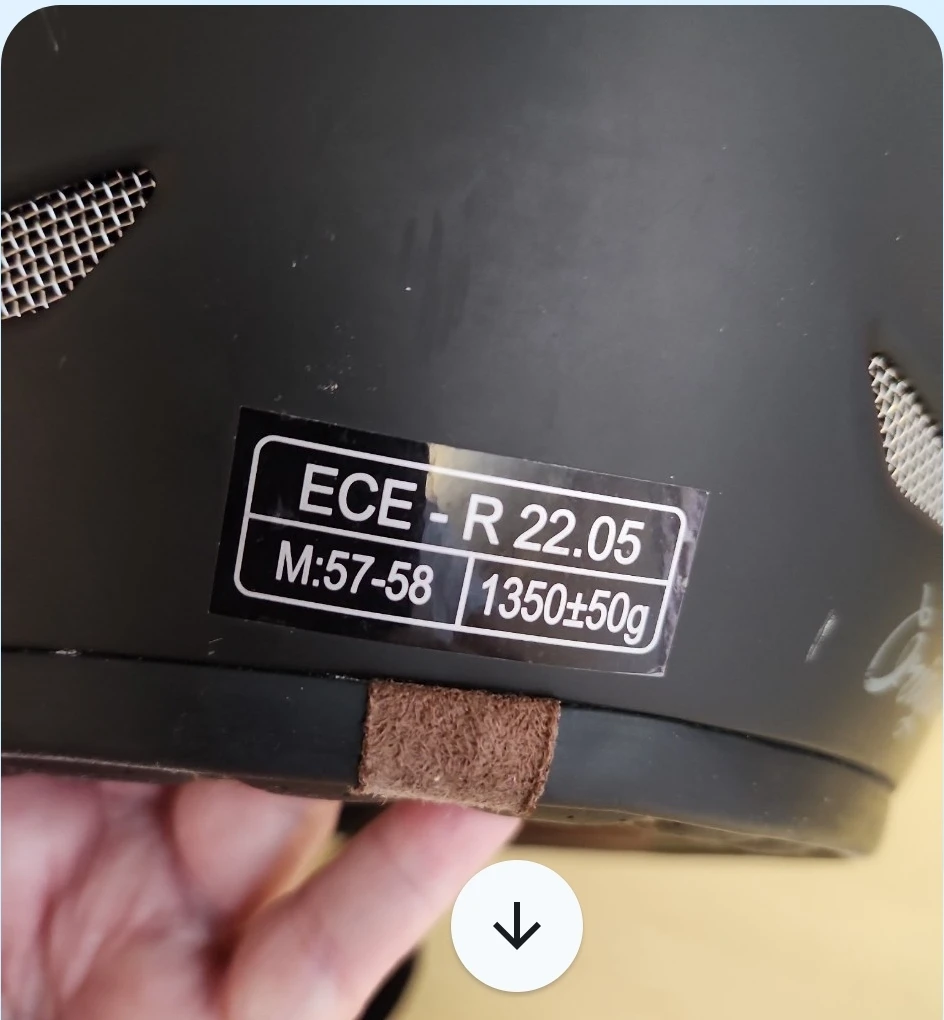 Origine Motorcycle Helmet - Black - Size M (57-58cm) - photo 3