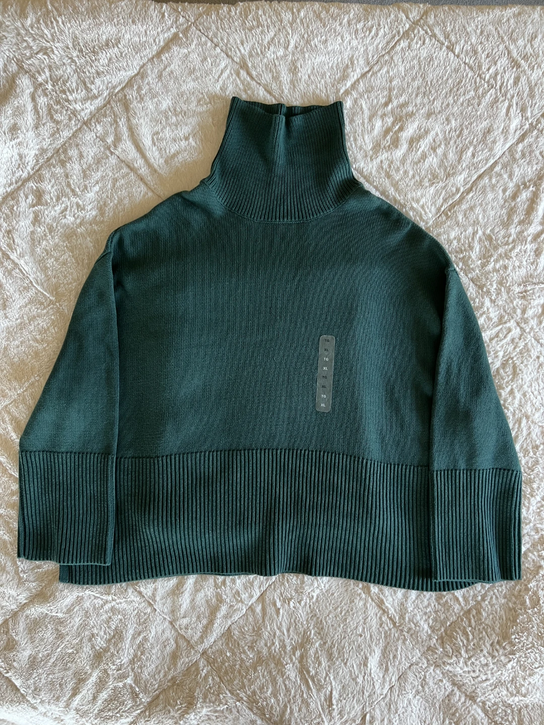 GAP Women's XL Green Turtleneck Sweater