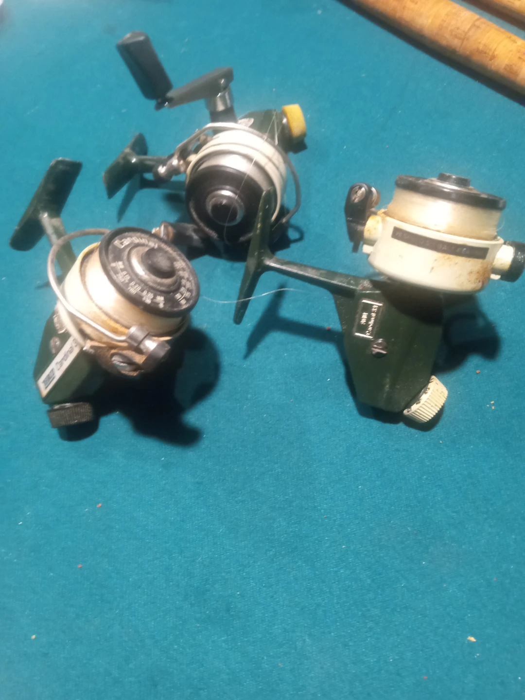 Vintage fishing reels