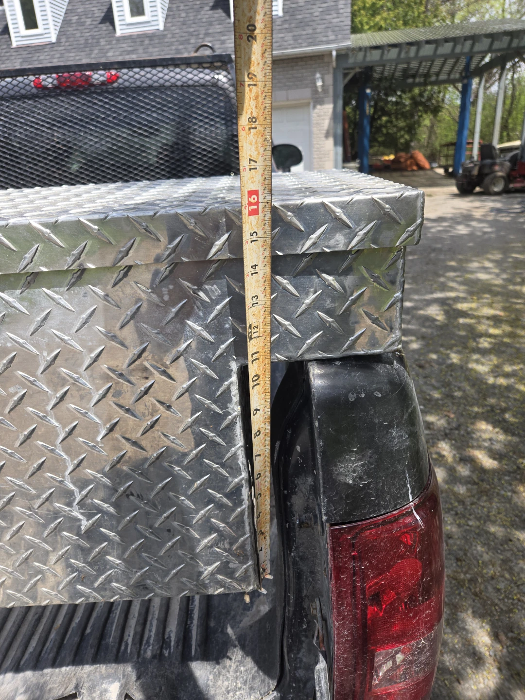 Aluminum Diamond Plate Truck Box Tool Chest