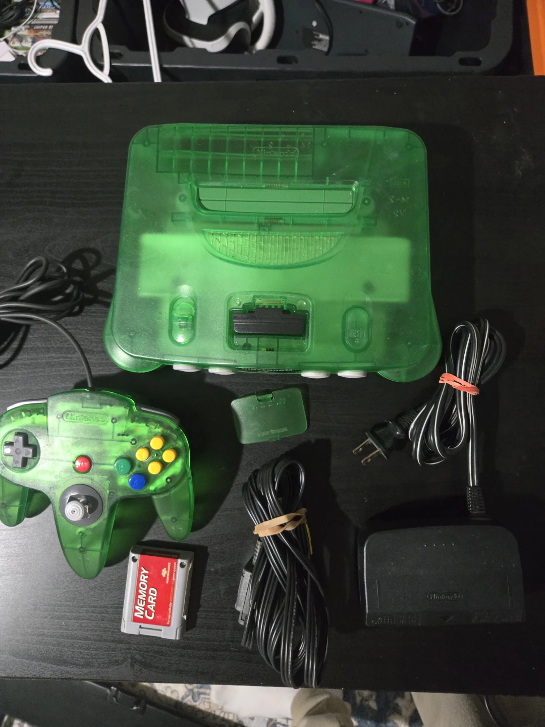 Nintendo 64 Transparent Green Console Bundle