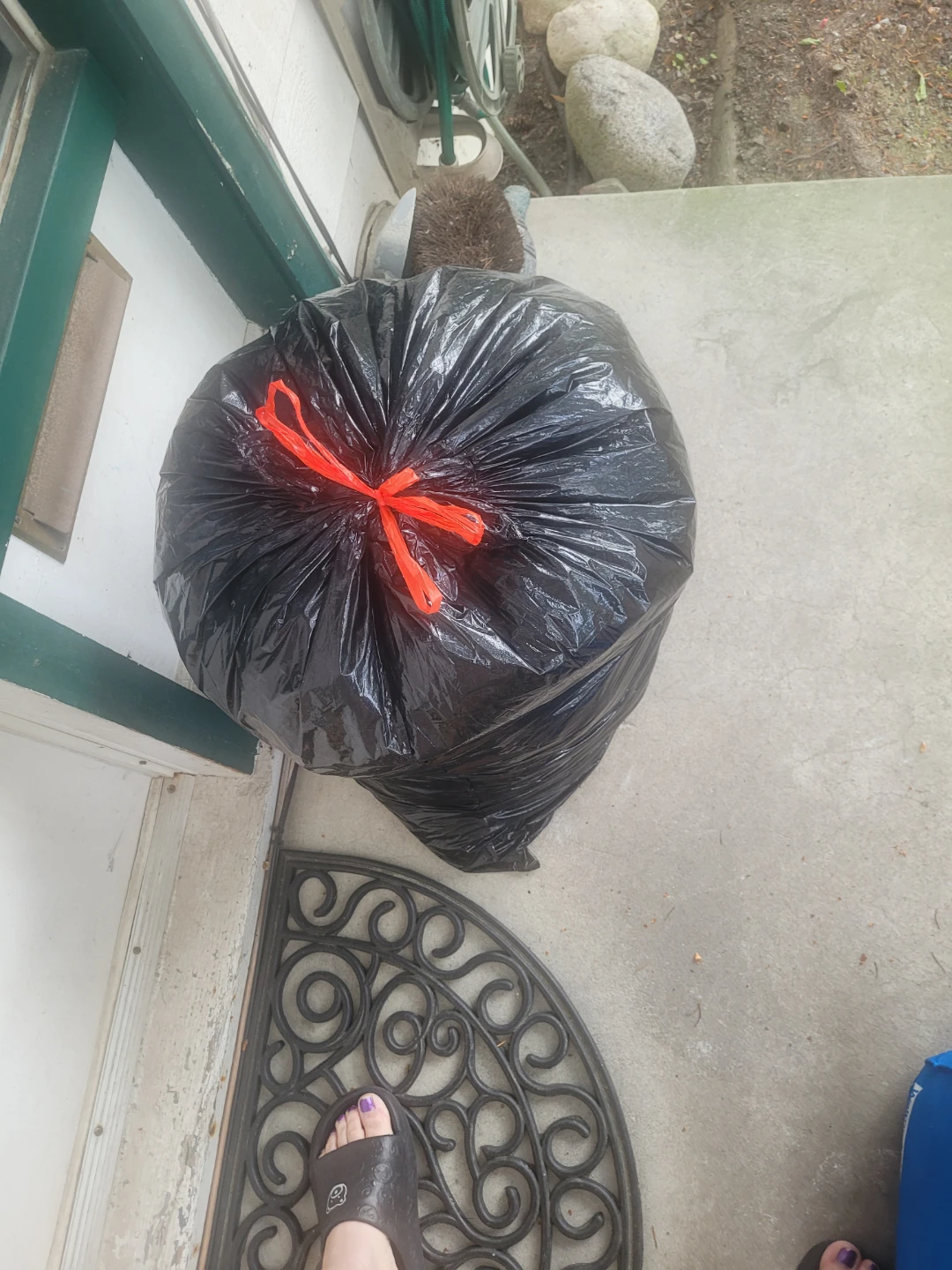 Large Black Garbage Bag full of boys clothes ages 3-9