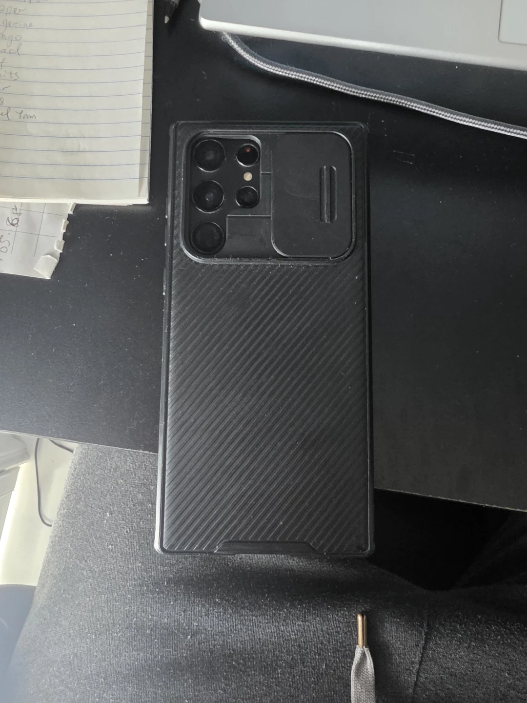 Used Samsung S22 Ultra black case - photo 3
