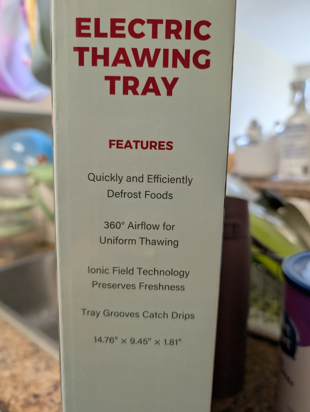 Chef's Counter Electric Thawing Tray (Brand new in box) - photo 2