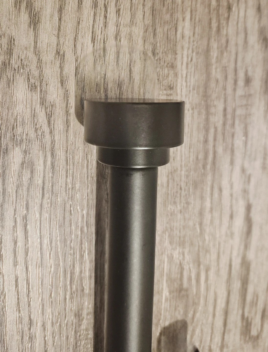 Black Heavy Duty Curtain Rod 66"-120" - photo 5