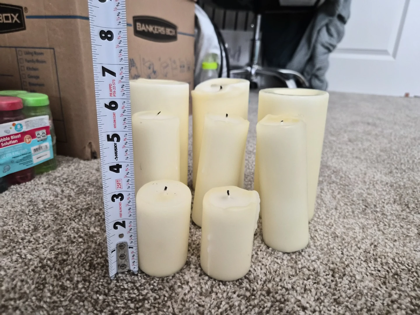 Ivory Pillar Candles (30ct)