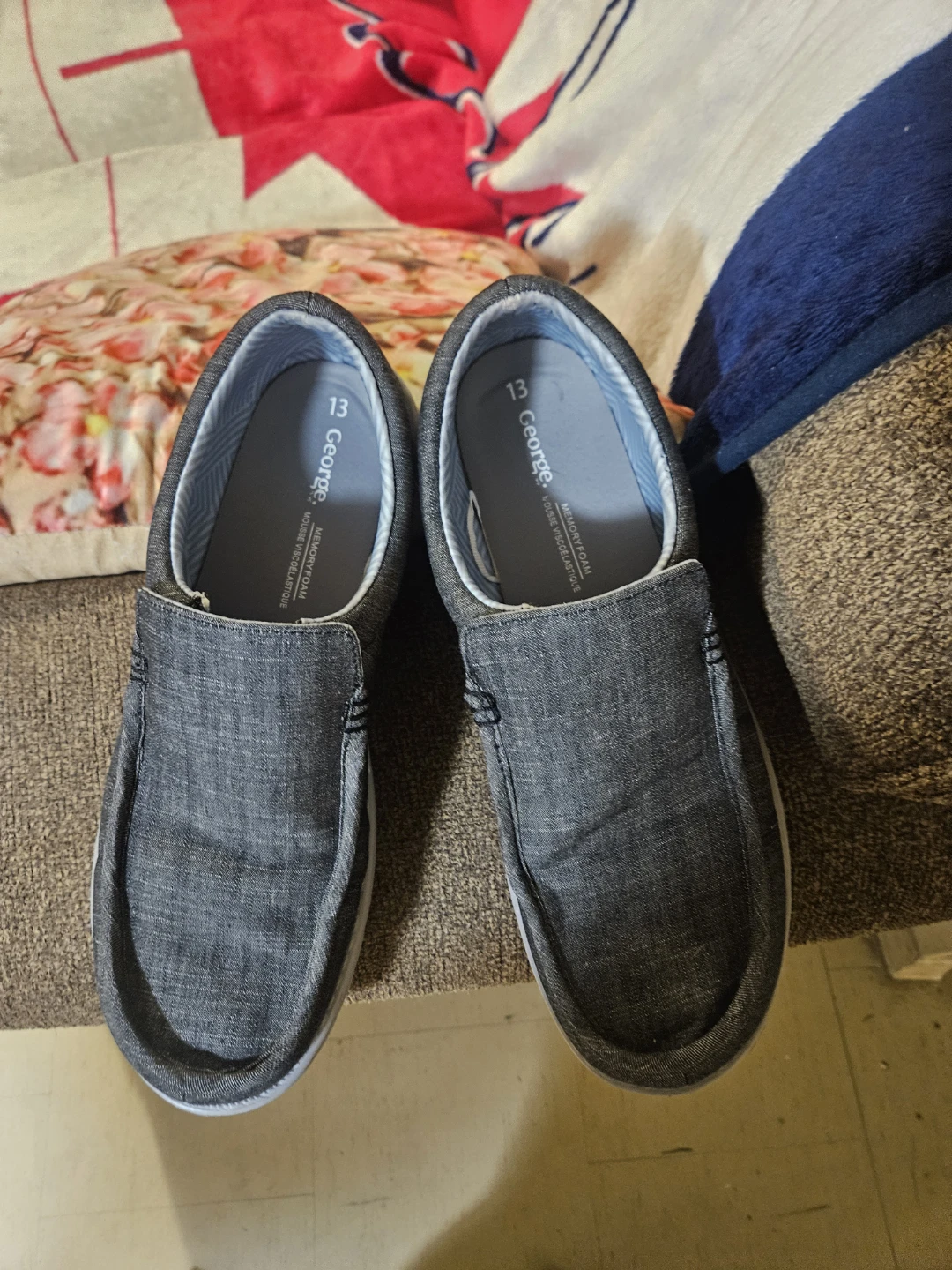 George Men's Size 13 Slip-On Loafer Shoes