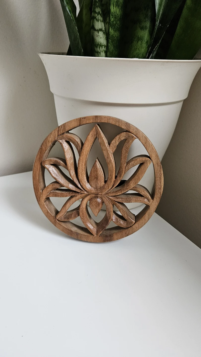 Lotus Wood Carving