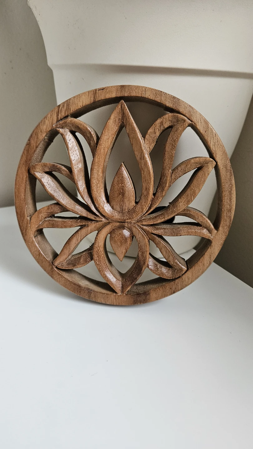 Lotus Wood Carving - photo 2