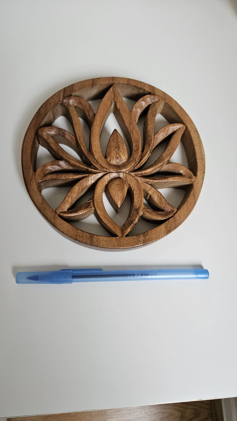 Lotus Wood Carving - photo 4
