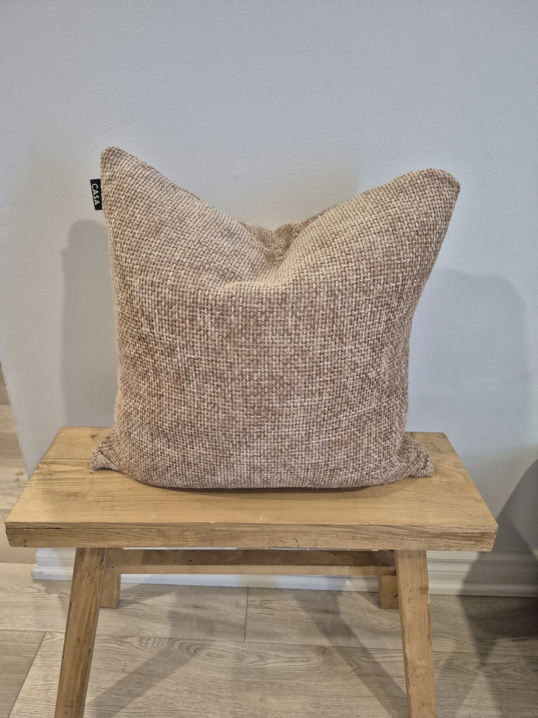 CASA Accent Pillow - Blush Textured Square