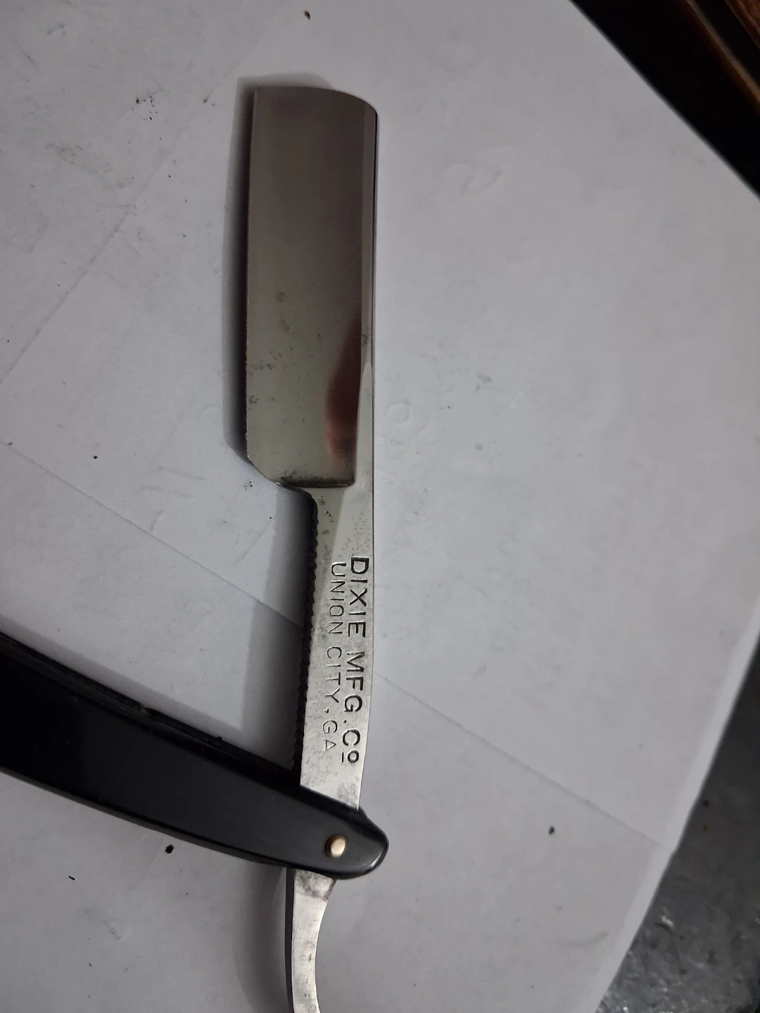 Dixie Mfg. Co. Straight Razor - photo 2