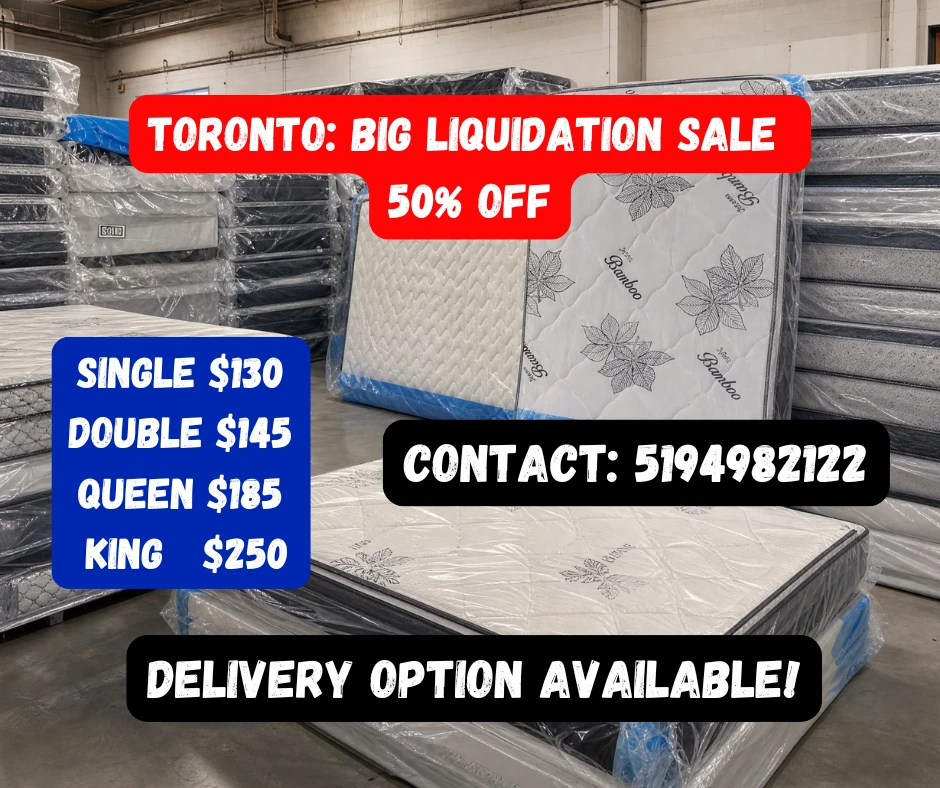 Bamboo Mattress Sale - Various Sizes Available