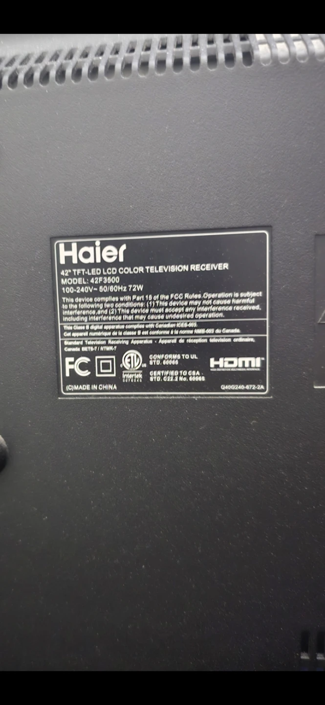 Haier 42" LCD TV + Fire Stick - photo 2