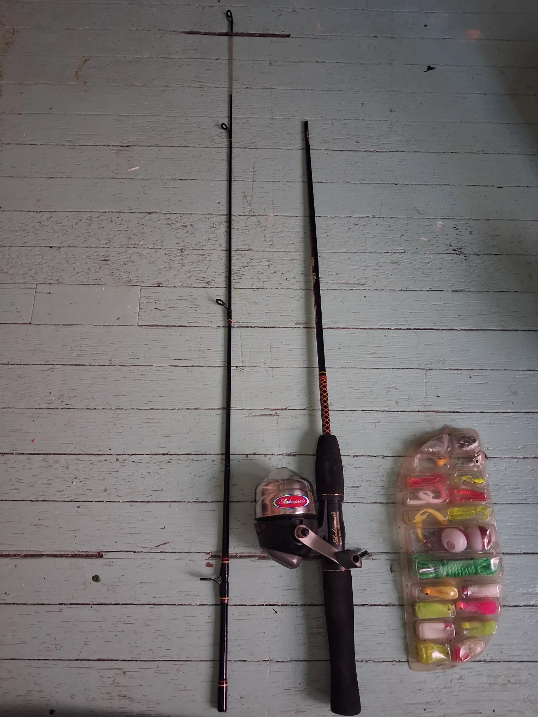 Shakespeare Fishing Rod and Reel Combo with Lures