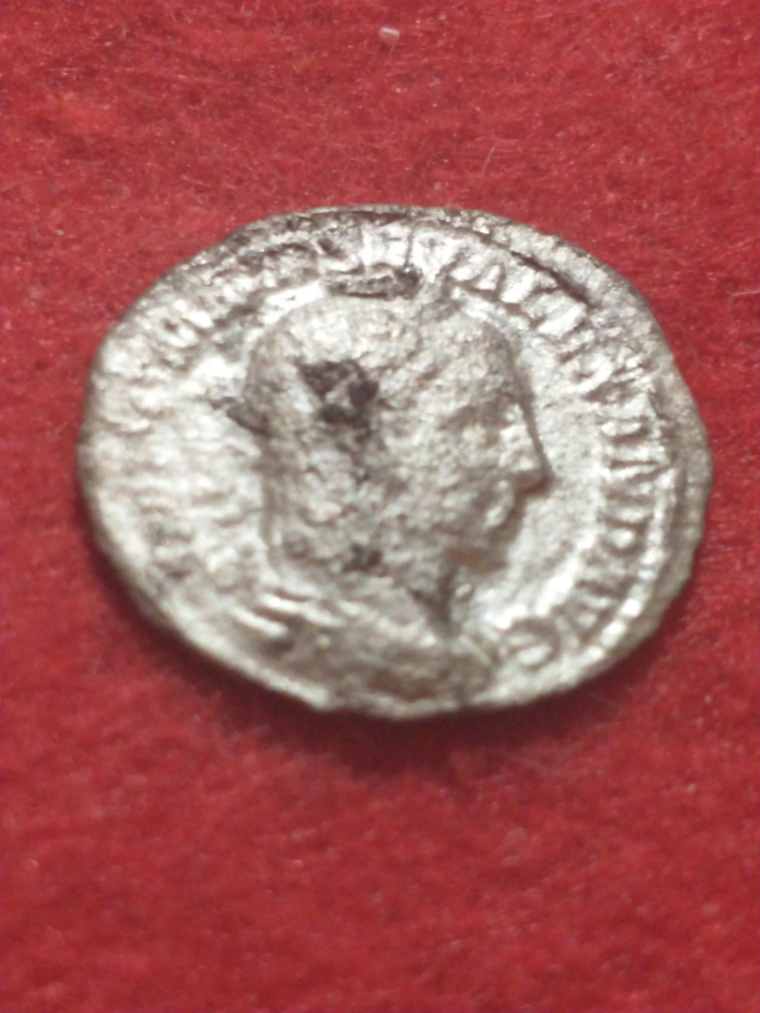 Ancient Roman Empire silver denar c. 3rd-4th century AD Valens?