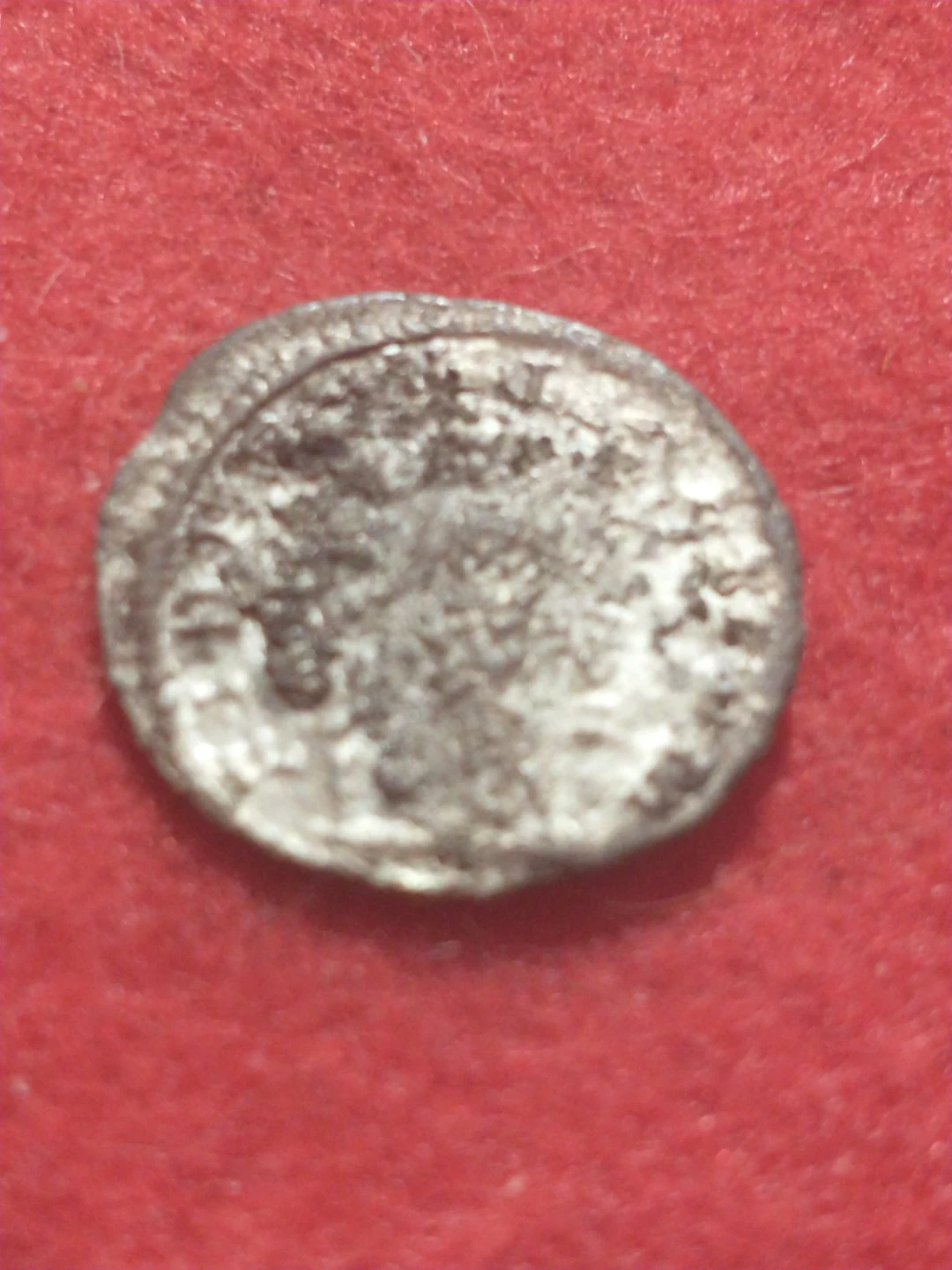 Ancient Roman Empire silver denar c. 3rd-4th century AD Valens? - photo 3