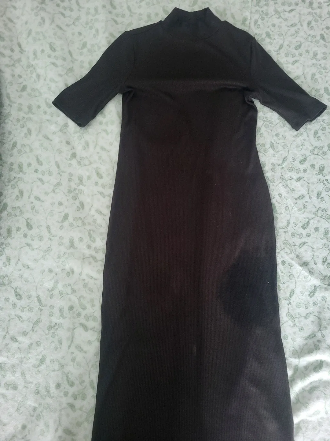 Gap Petite Ribbed Mock Neck Maxi Dress Size S - photo 2