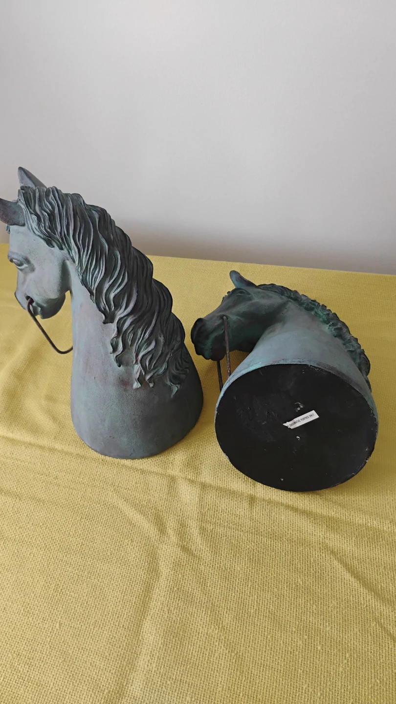 Horse Head Bookends Set