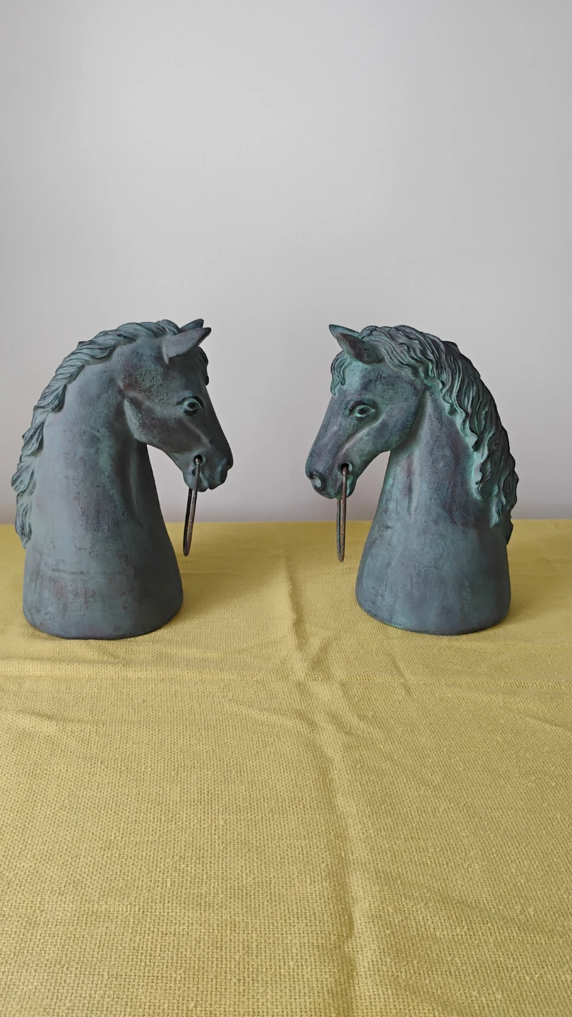 Horse Head Bookends Set - photo 4