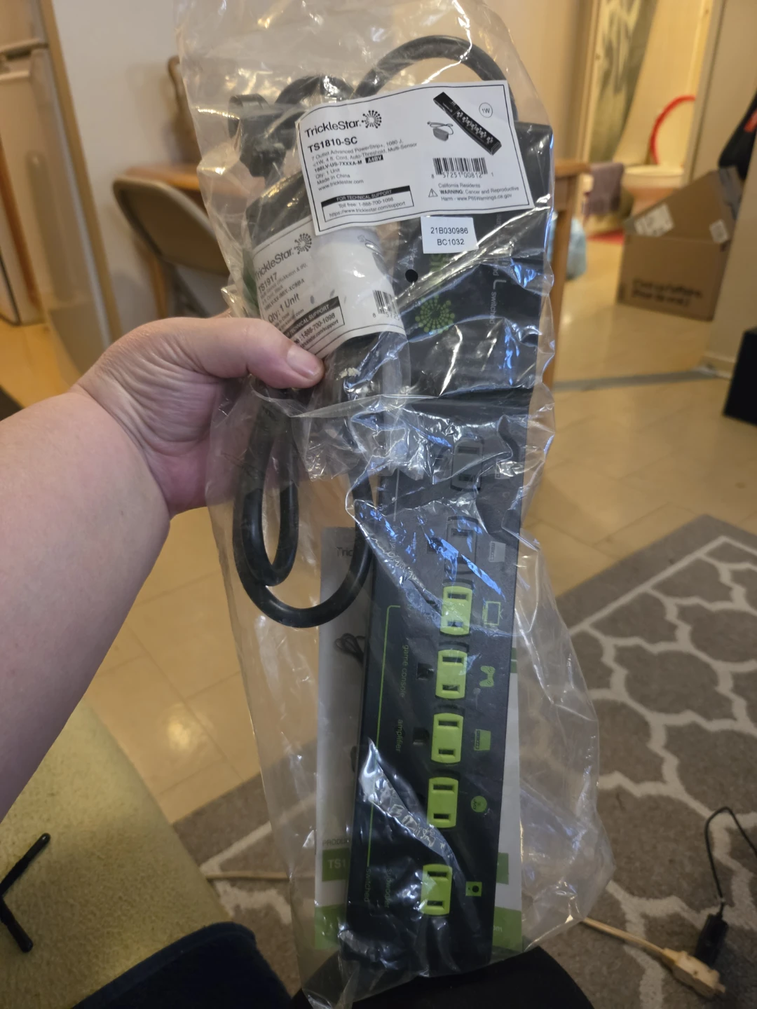 TrickleStar TS1810-6C Power Bar