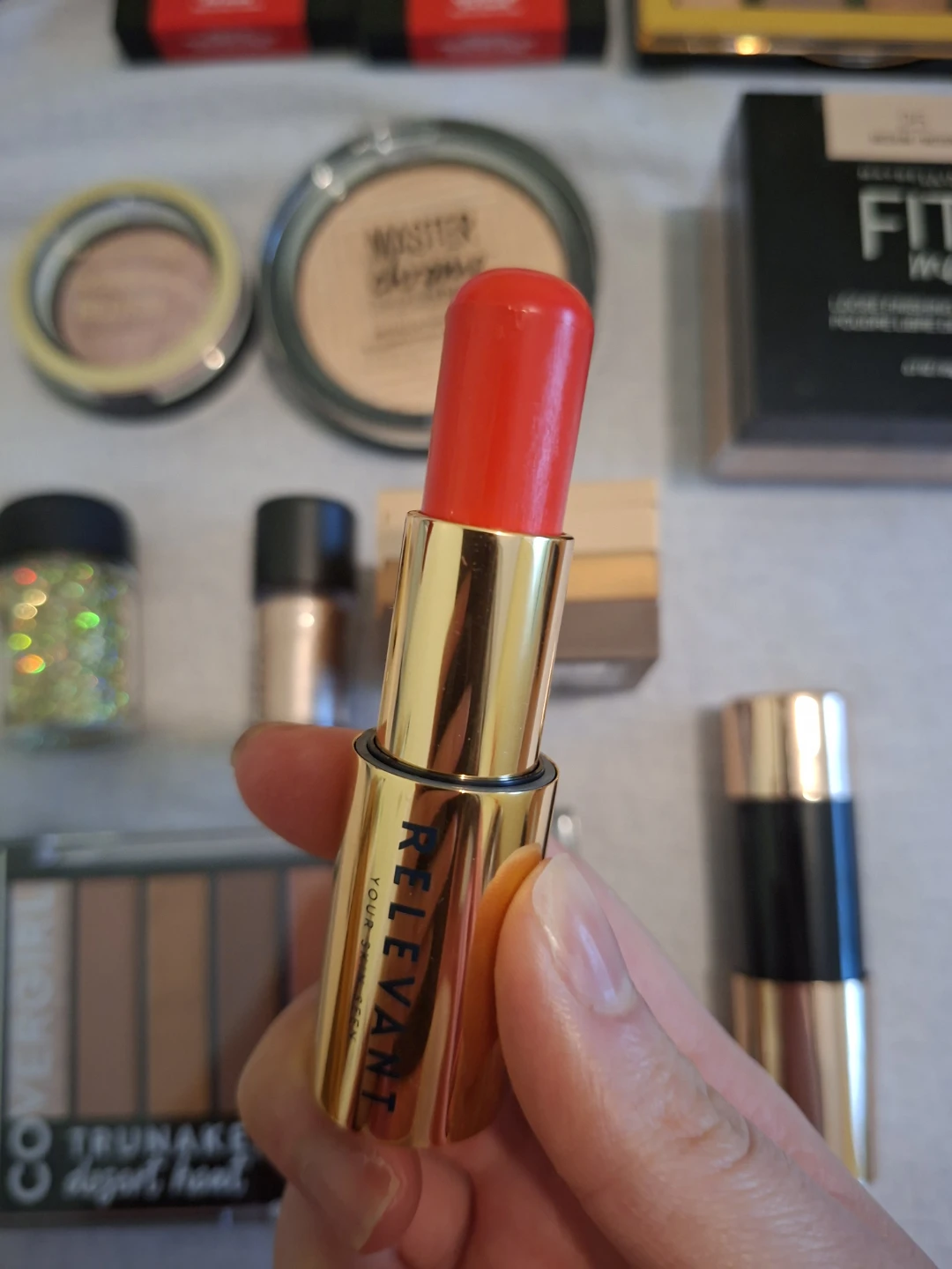 Makeup bundle: eyeshadow, blush, lipstick, contour , highlighter - photo 3