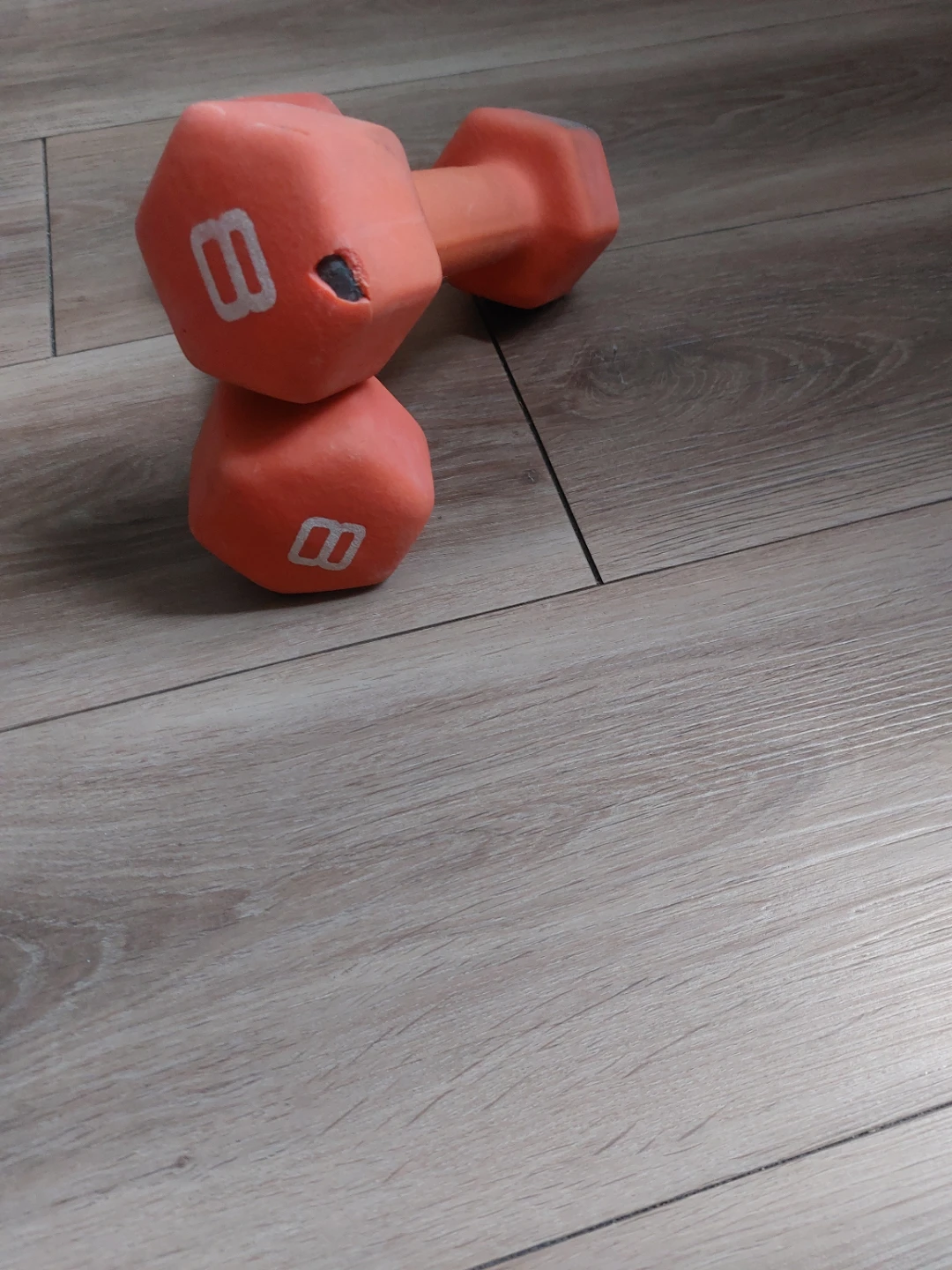 Pair of 8lb Dumbbells - photo 2