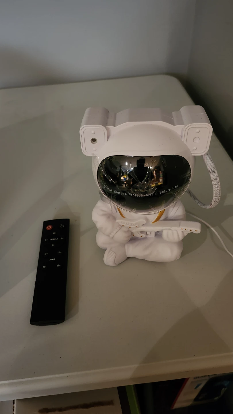 Astronaut Galaxy Nightlight Projector with Remote - photo 2