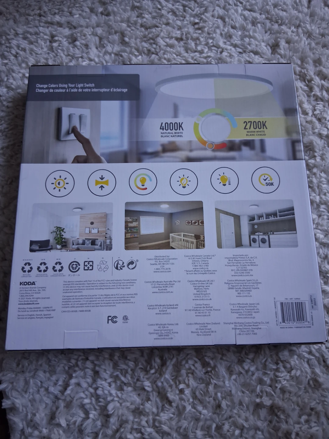 Koda Slim 15" LED Ceiling Light - photo 2