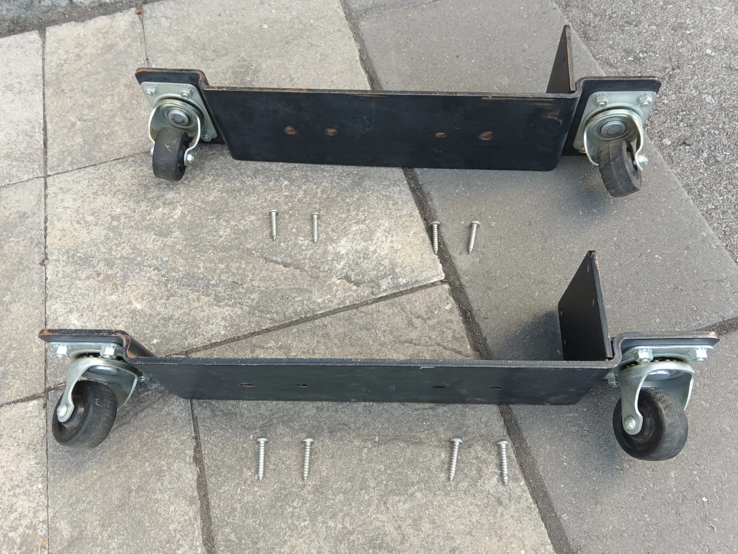 Heavy Duty Metal Casters and Brackets