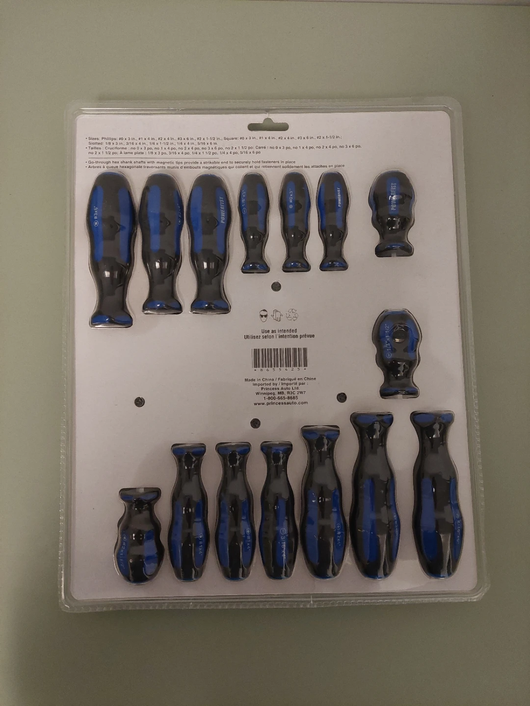 Power Fist 15 Pc Screwdriver Set (New) - photo 2