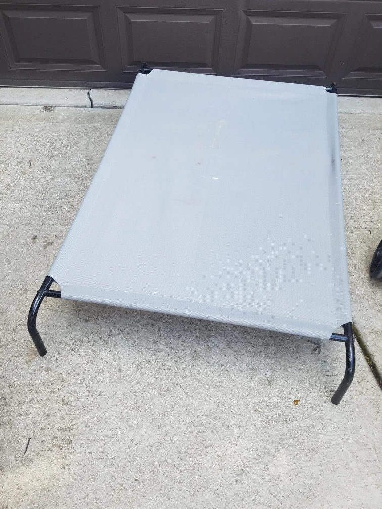 Gray Elevated Pet bed