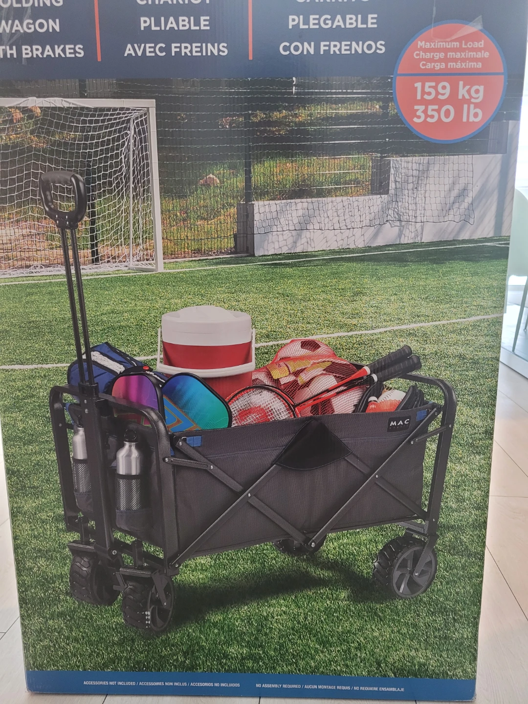 MAC Folding Wagon with Brakes
