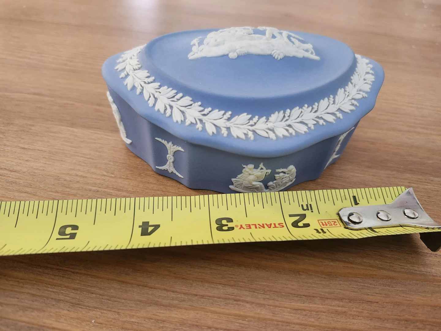 Wedgewood Jasperware Blue Heart Trinket Box - photo 3