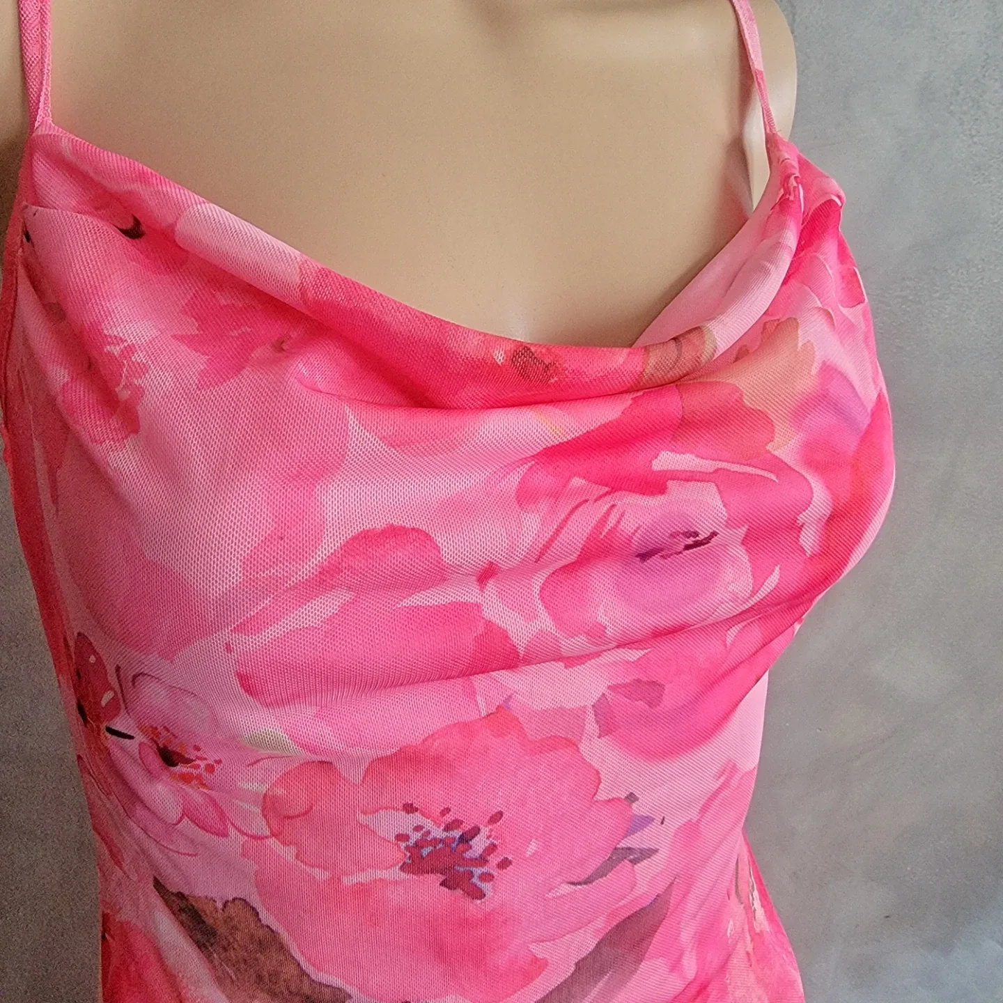 Pink Floral Slip Dress - photo 3