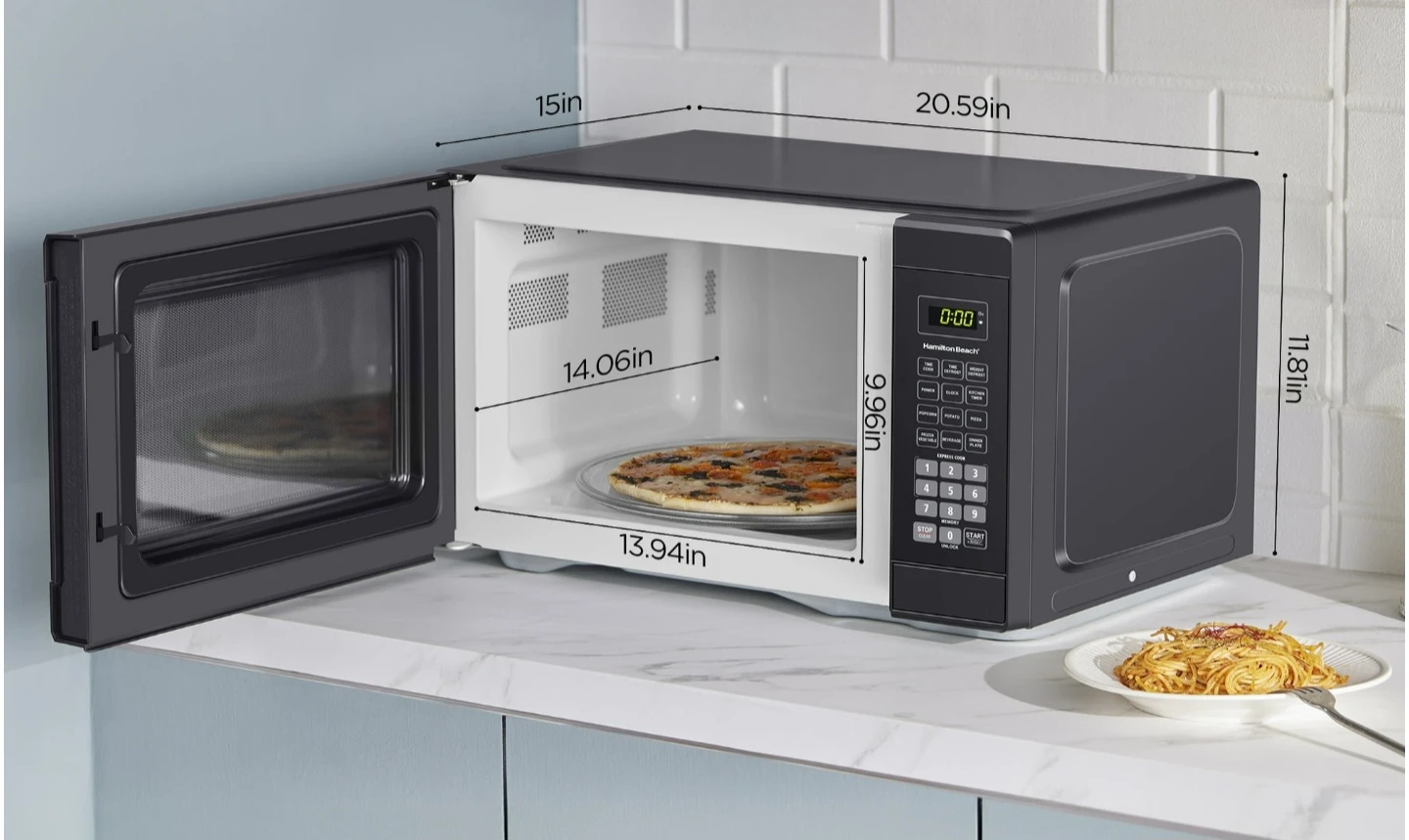 Hamilton Beach 1.1 cu ft Microwave
