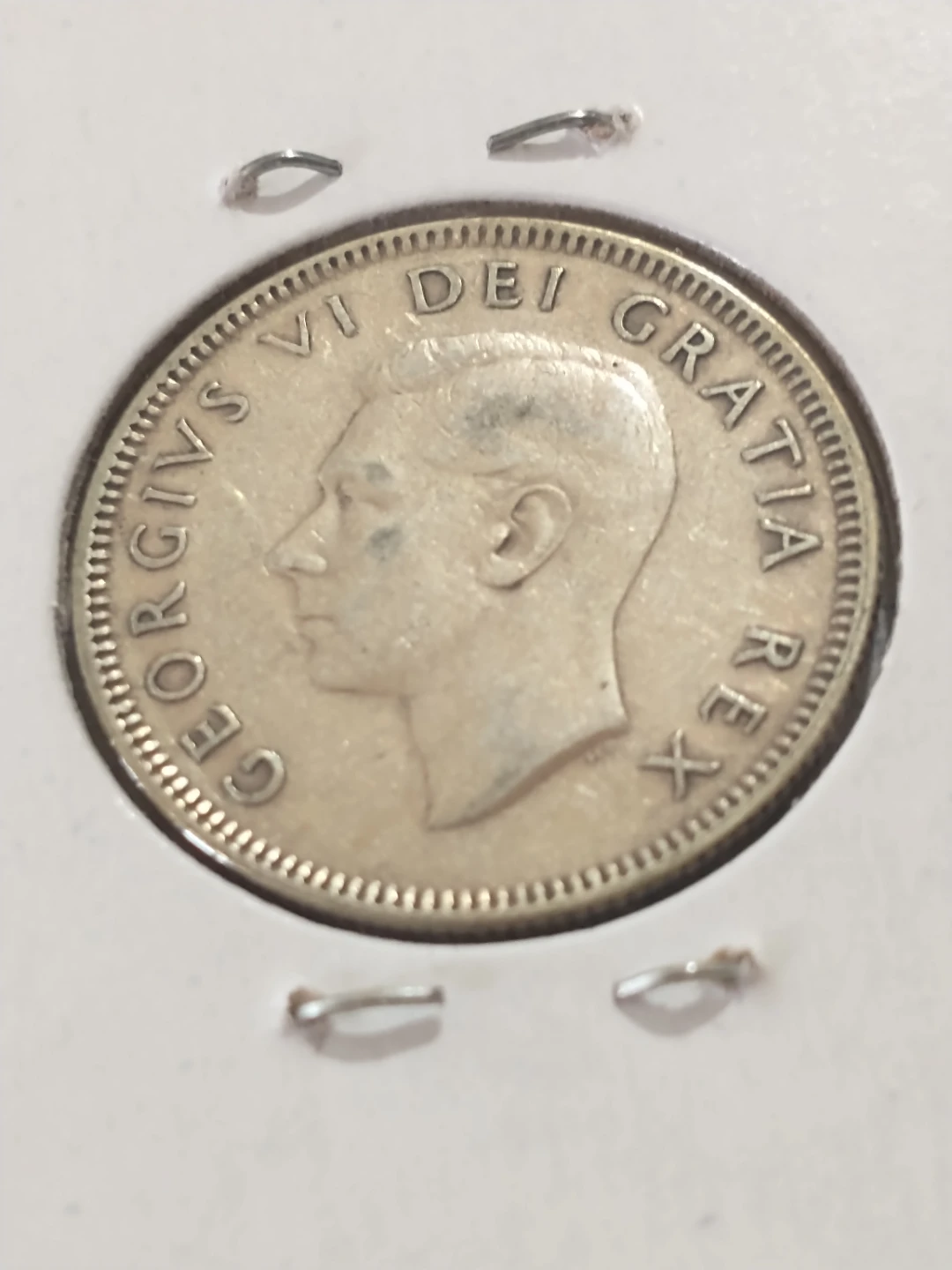 1949 Canada George VI silver quarter - photo 4