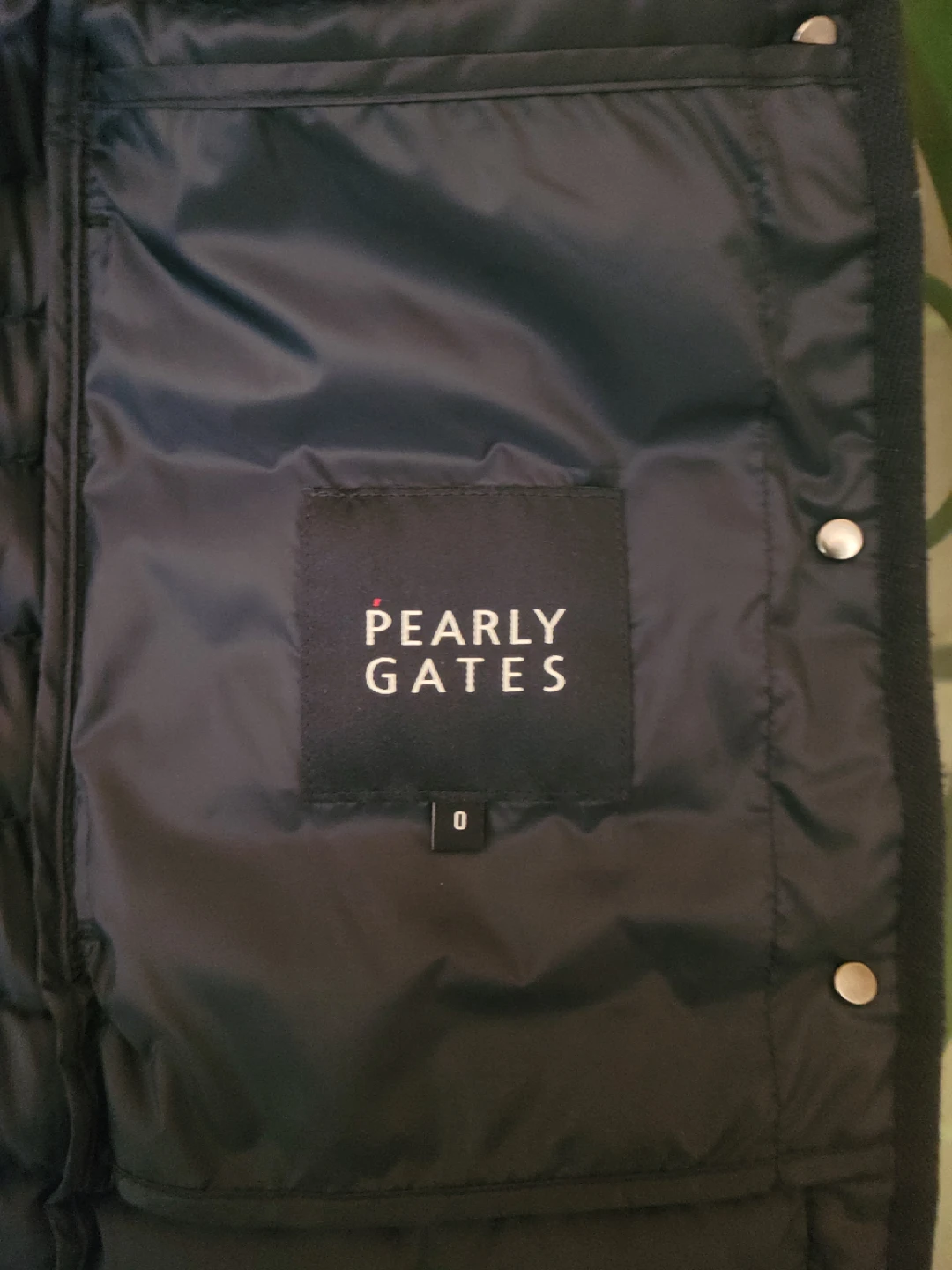 Pearly Gates Navy Down Puffer Jacket Size 0 - photo 5