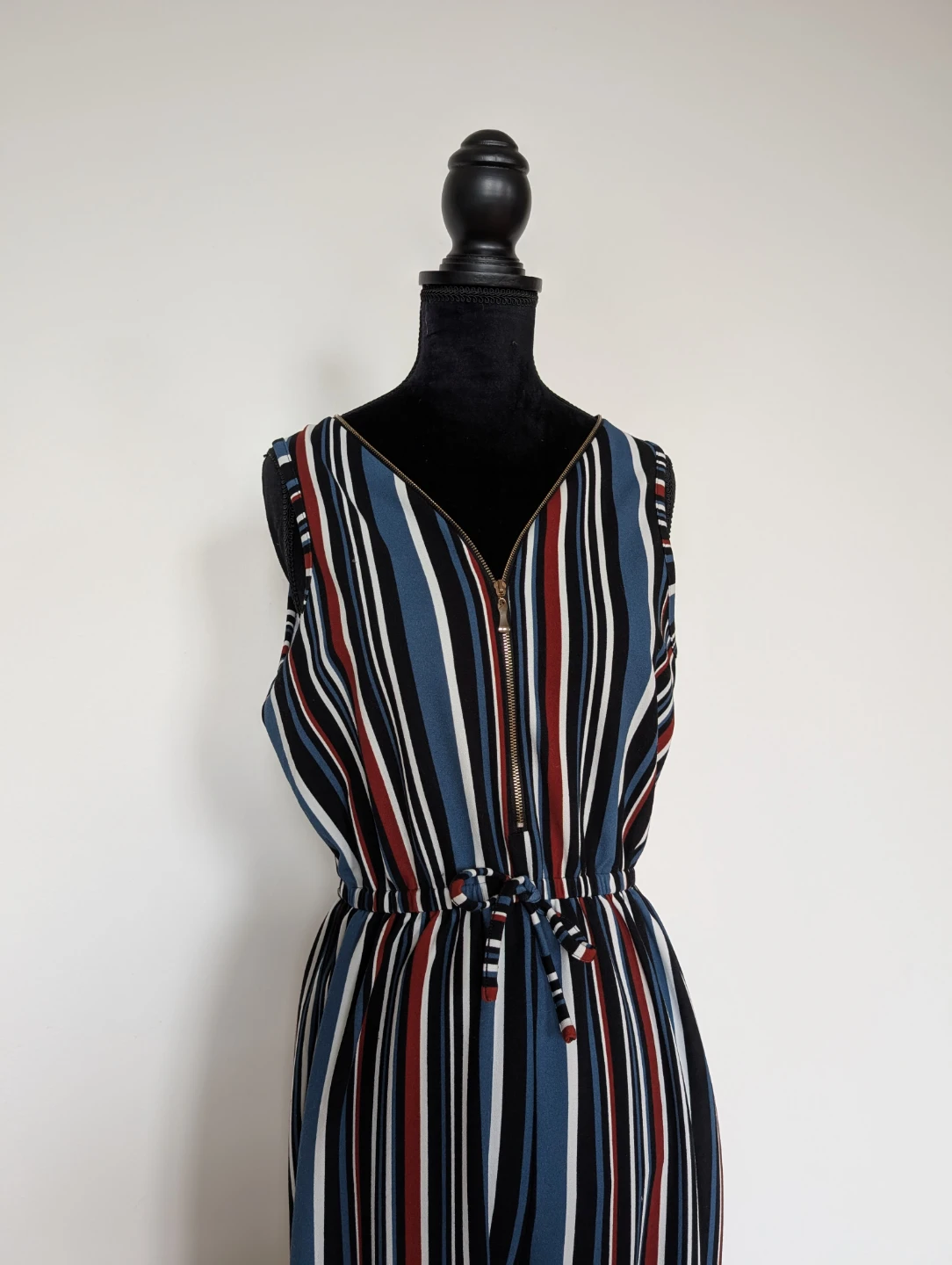 Urban outfitters uk2la sleeveless striped romper size s - photo 2