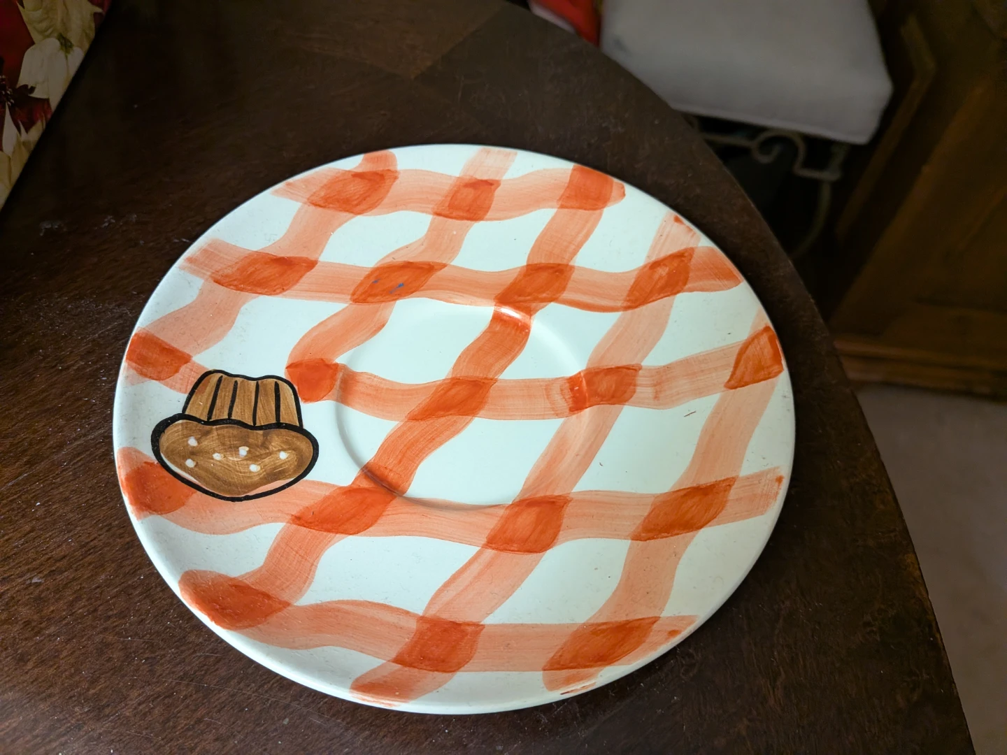 Hand-Painted Ceramic Coffee Mug and Saucer Set - photo 2