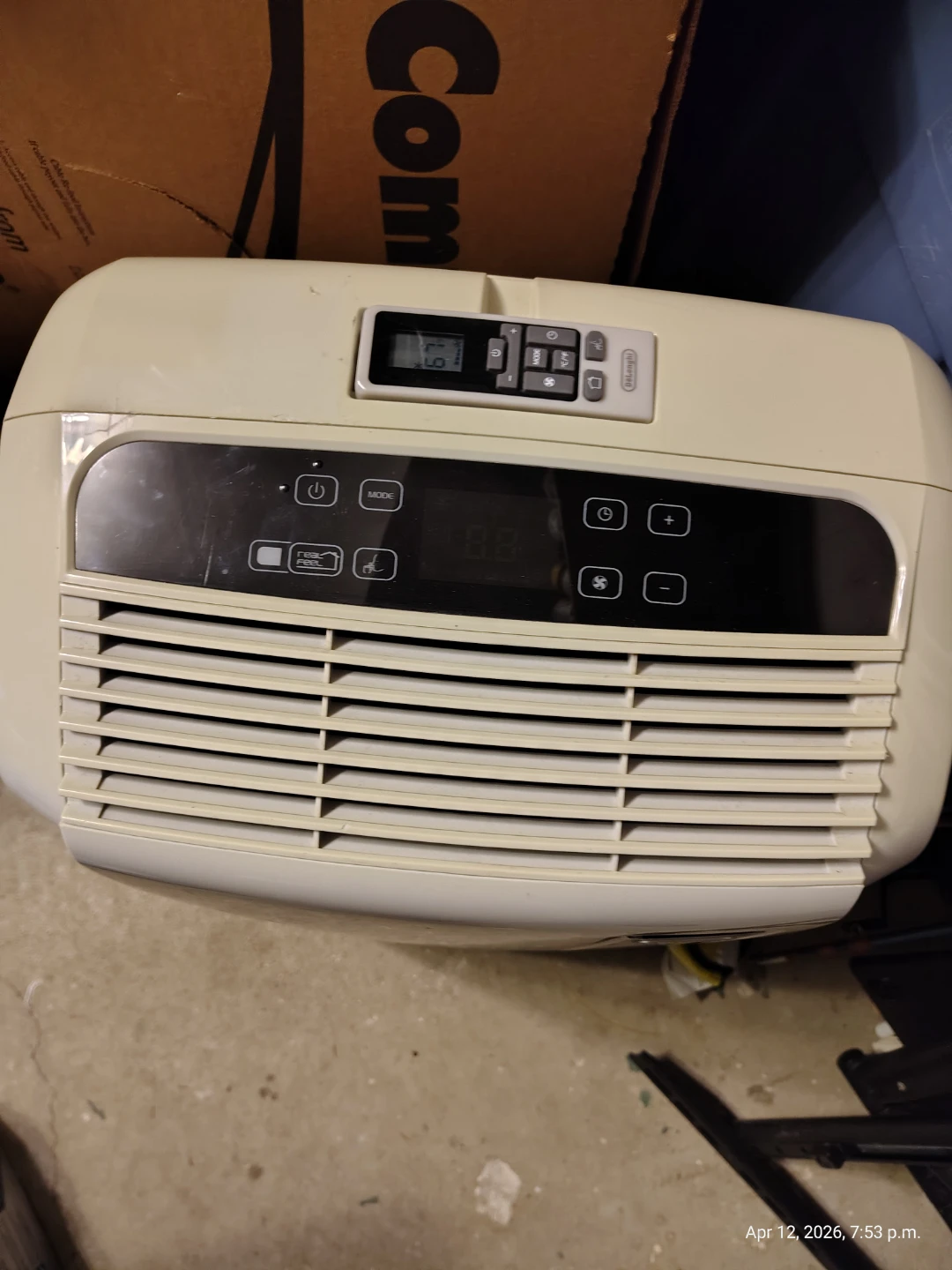 DeLonghi 12000 BTU 3 in 1 Portable Air Conditioner