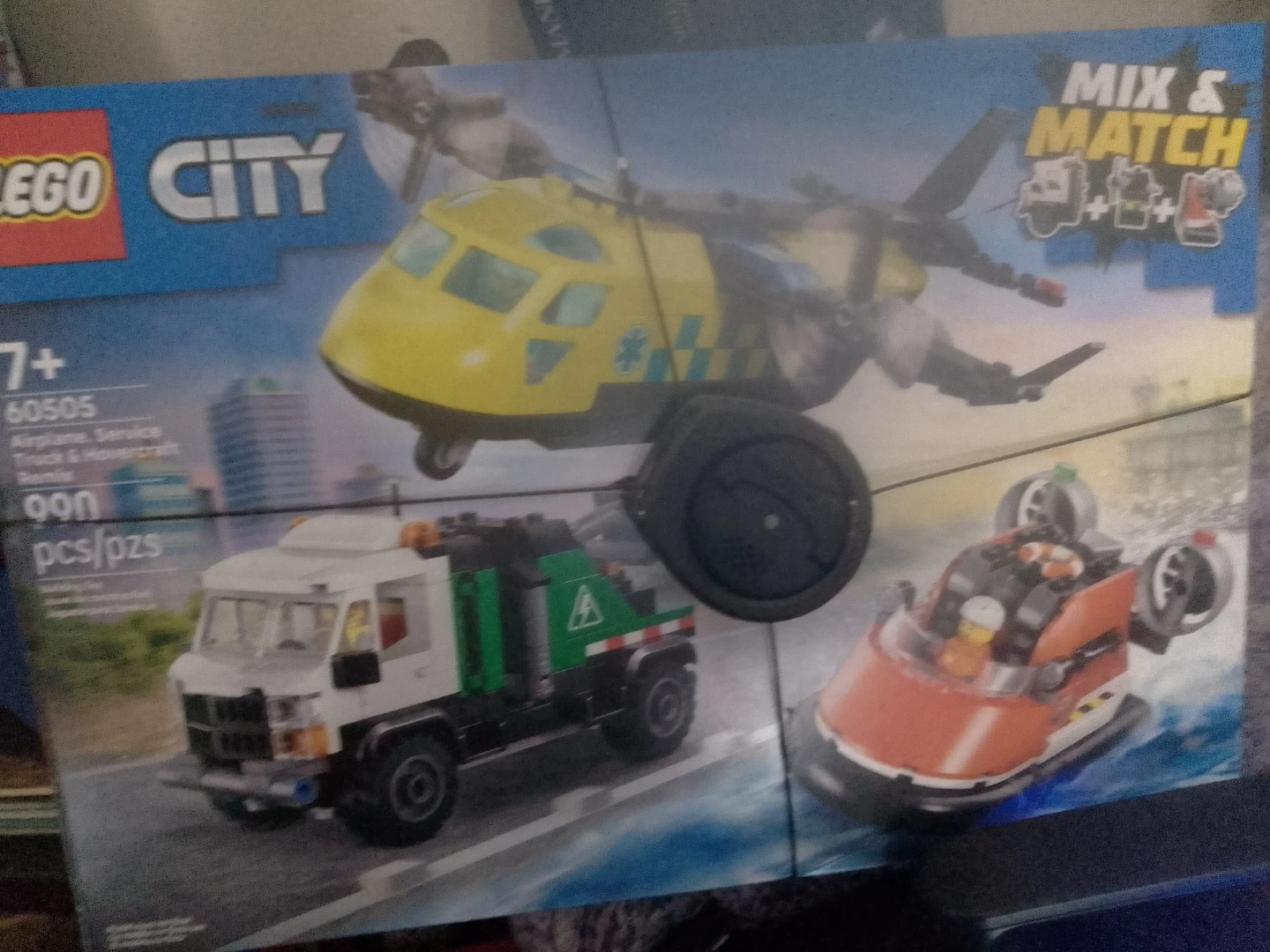 LEGO City 60505 Airplane Service Truck & Hovercraft