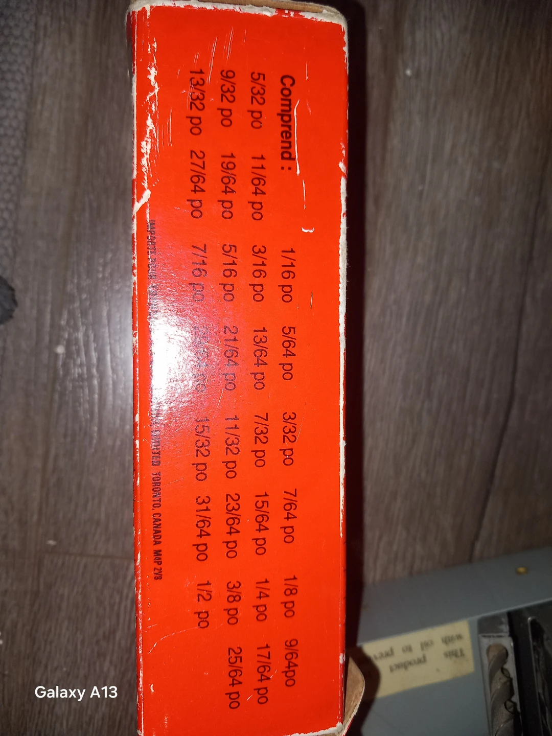 29-piece High Speed Steel (HSS) SAE drill bit set in a metal - photo 5