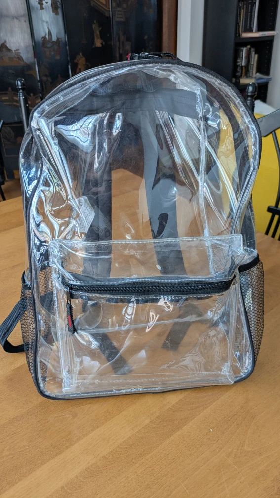 Clear Transparent Backpack